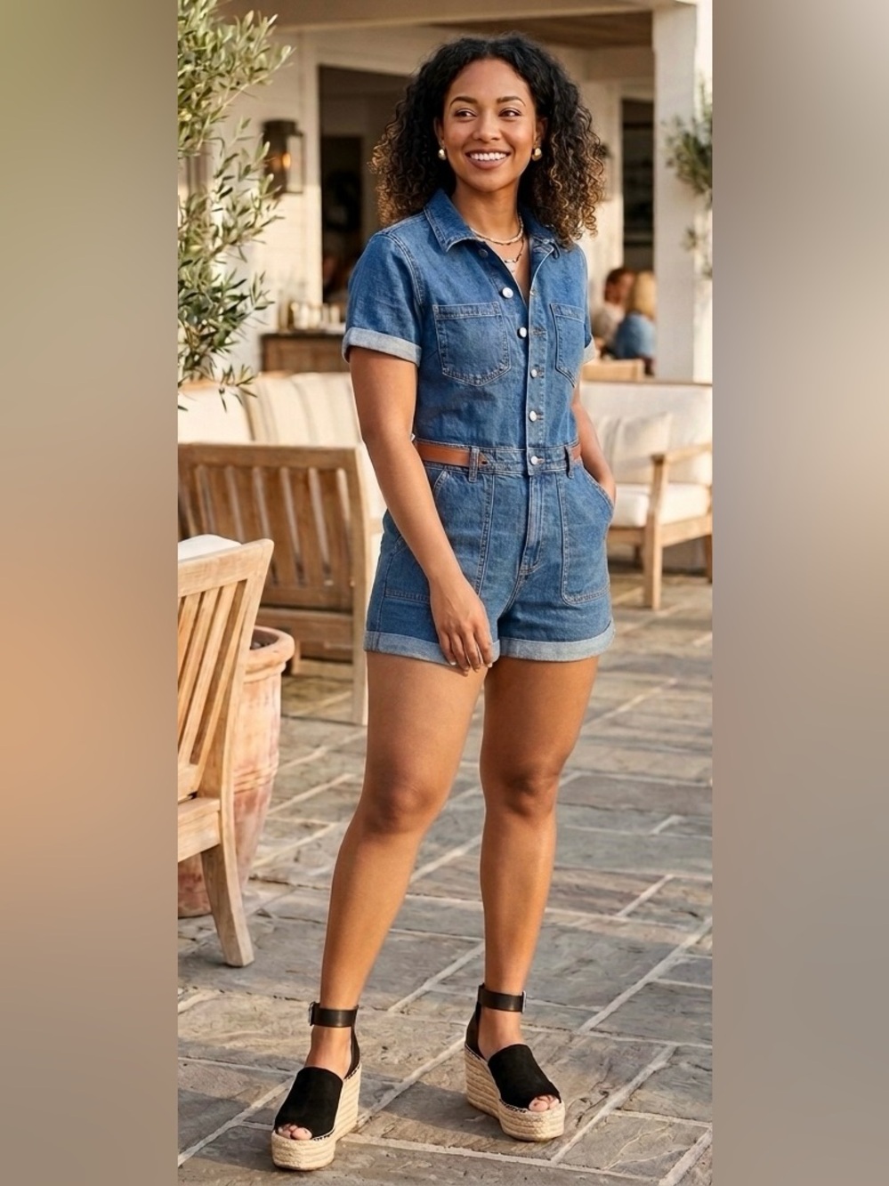 MARC FISHER Suede Wedge Espadrilles NWOB - Picture 2 of 10